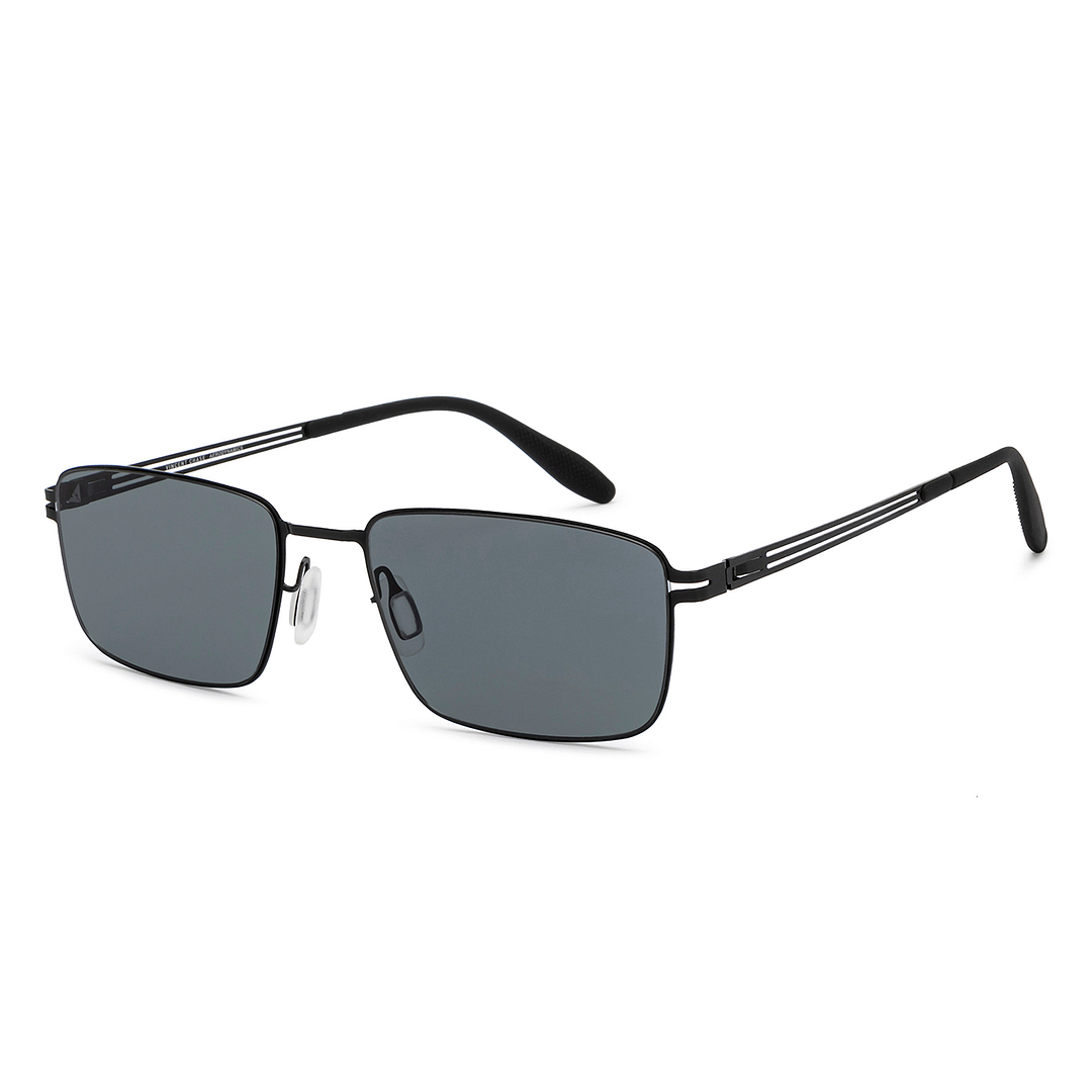 Grey Black Full Rim Rectangle Vincent Chase VC Sun Metal VC S15739