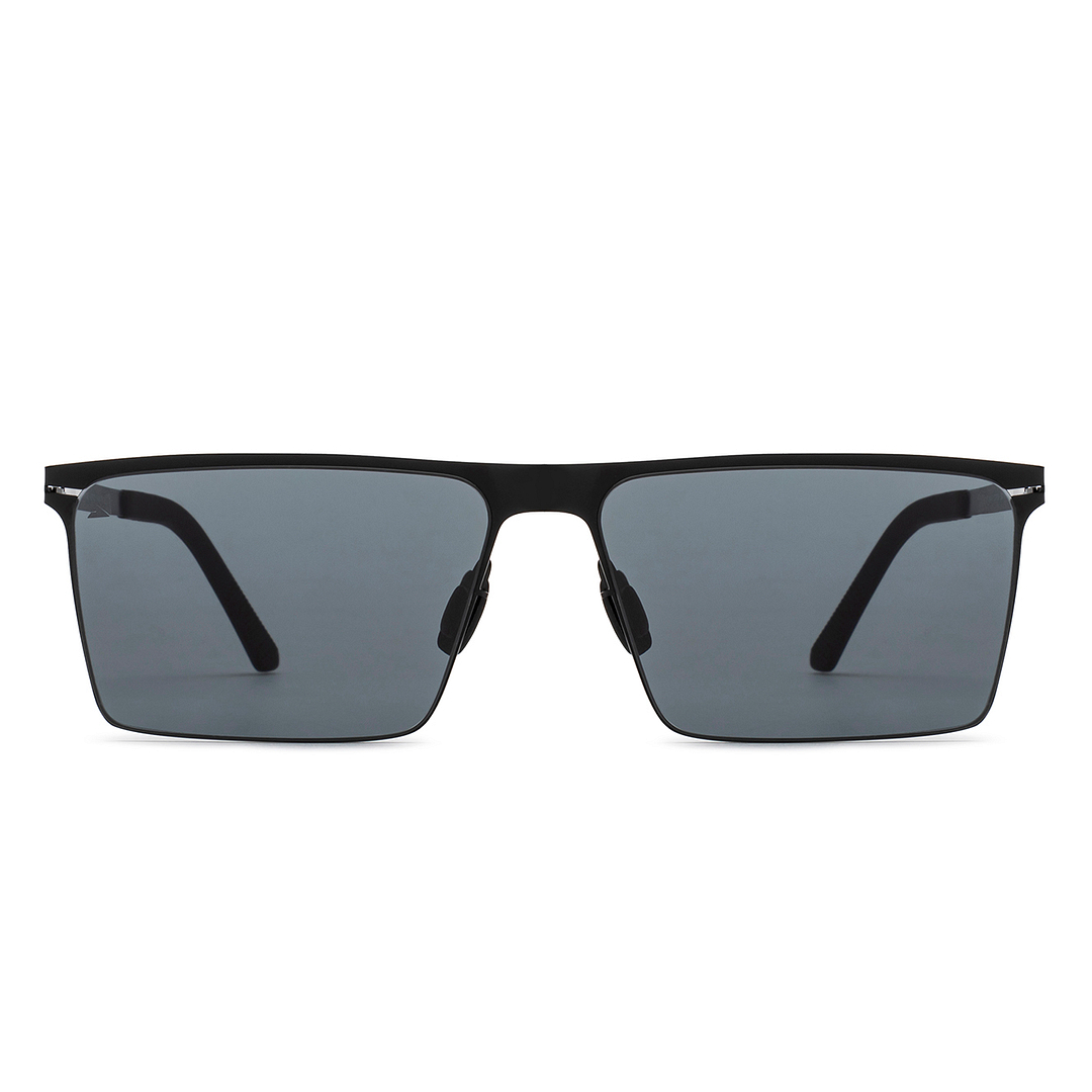 Grey Black Full Rim Rectangle Vincent Chase VC Sun Metal VC S15742