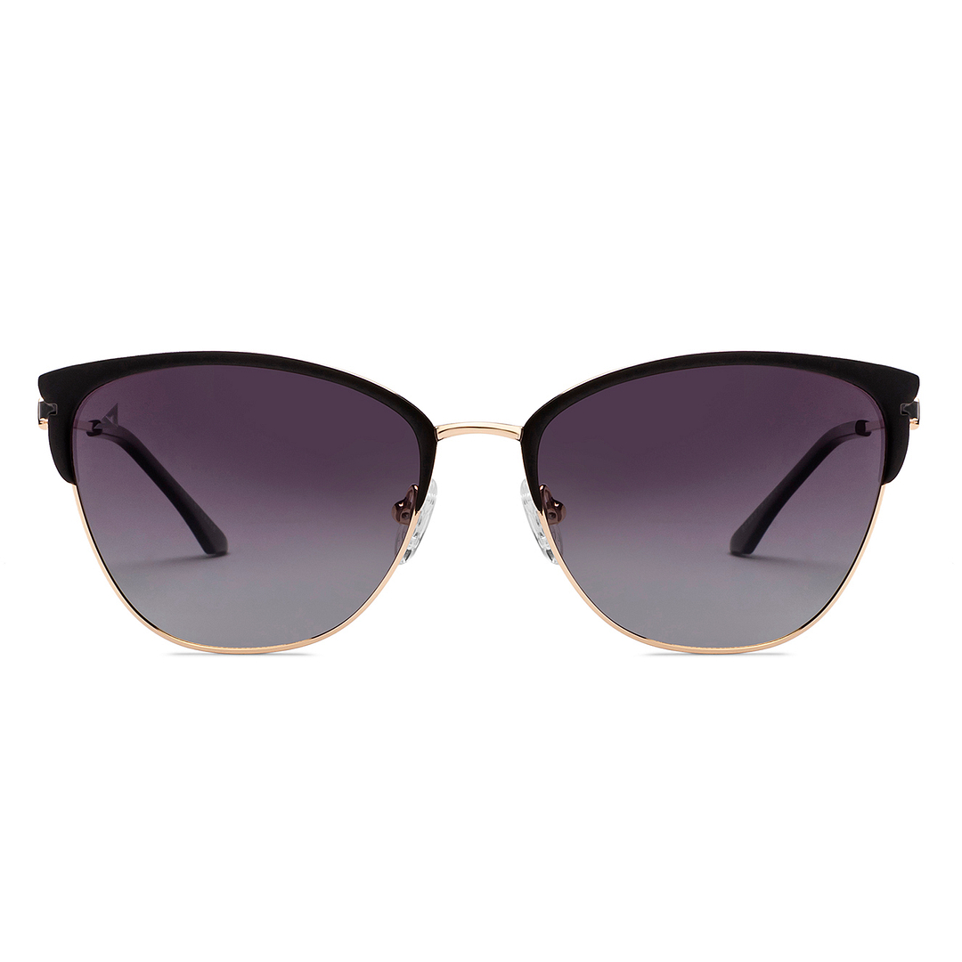 Vincent Chase Polarized Black Full Rim Cat Eye right side