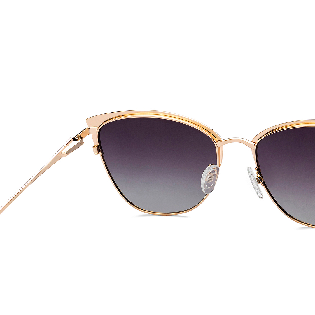 Vincent Chase Polarized Black Full Rim Cat Eye right side