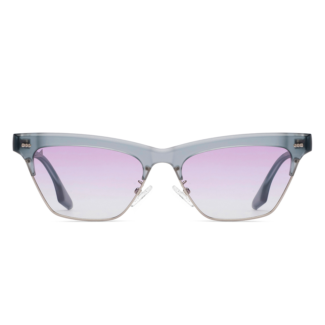 Vincent Chase Online Silver Full Rim Clubmaster right side