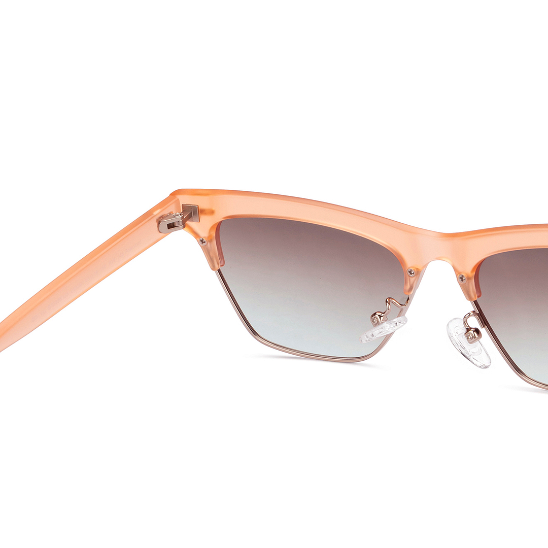 Vincent Chase Online Silver Full Rim Cat Eye left side