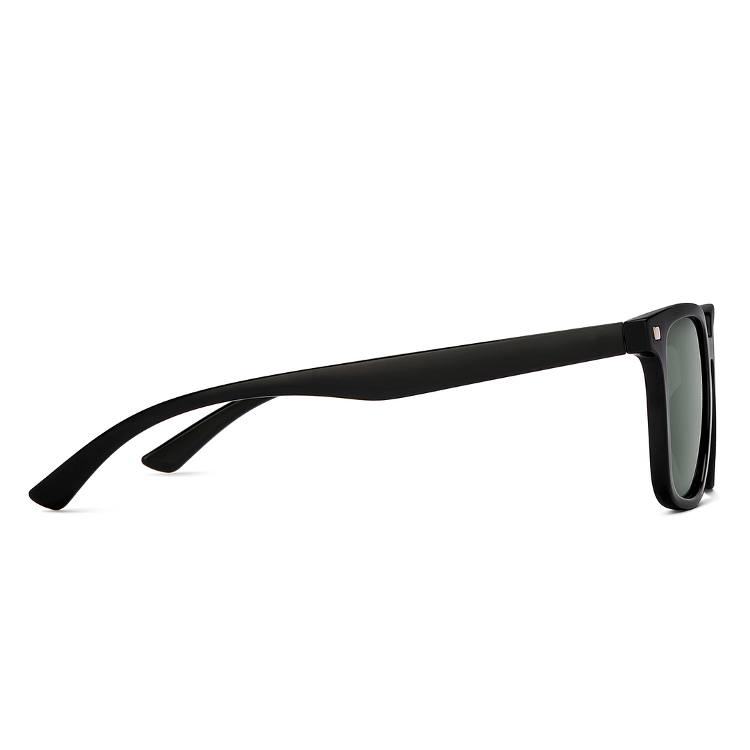 Vincent Chase Polarized Black Full Rim Square left side