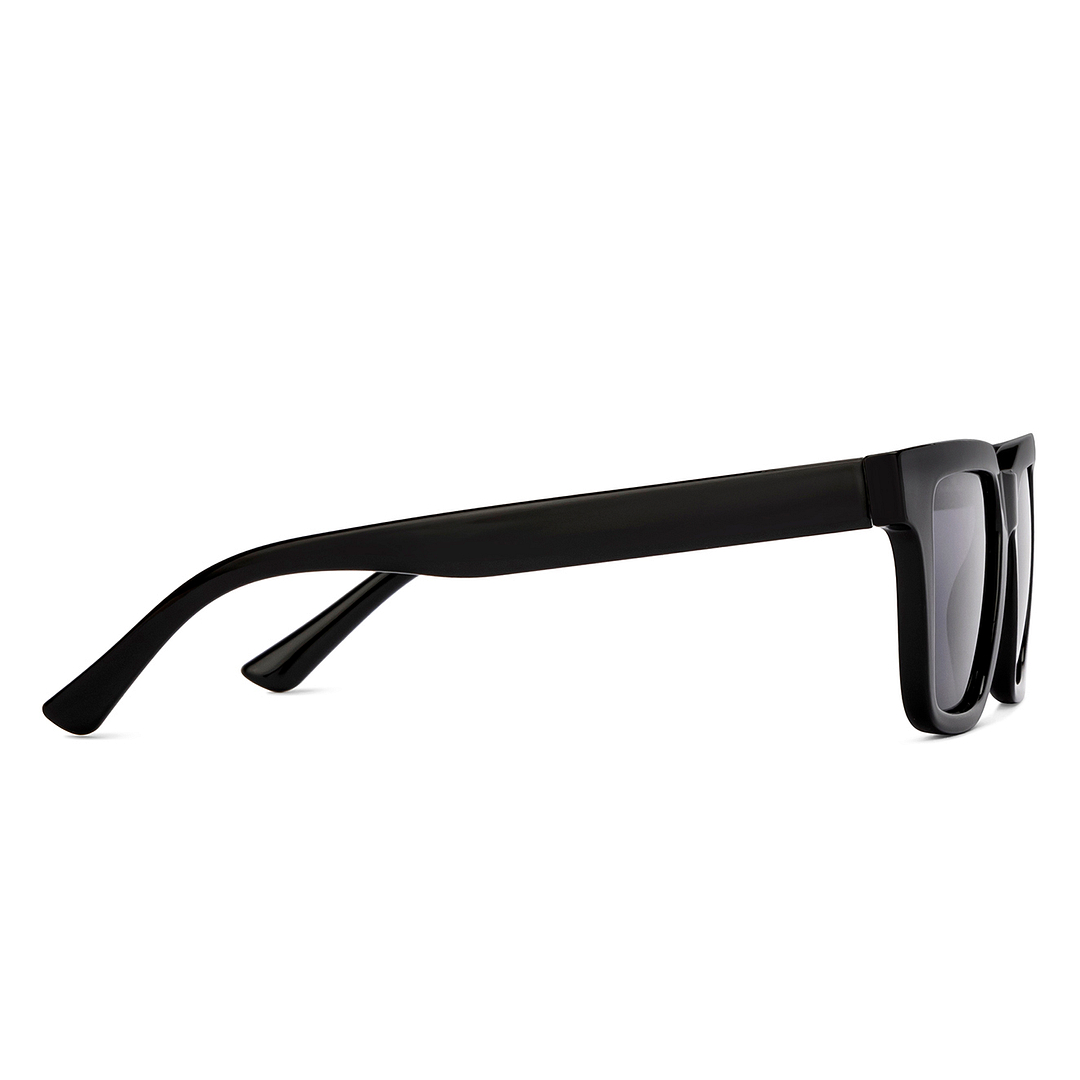 Vincent Chase Polarized Black Full Rim Square left side