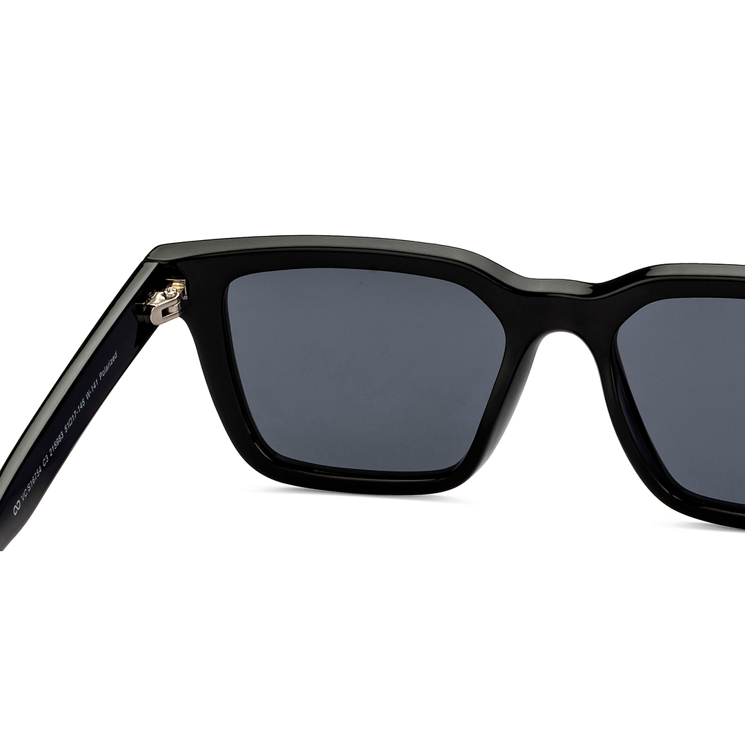 Vincent Chase Polarized Black Full Rim Square right side