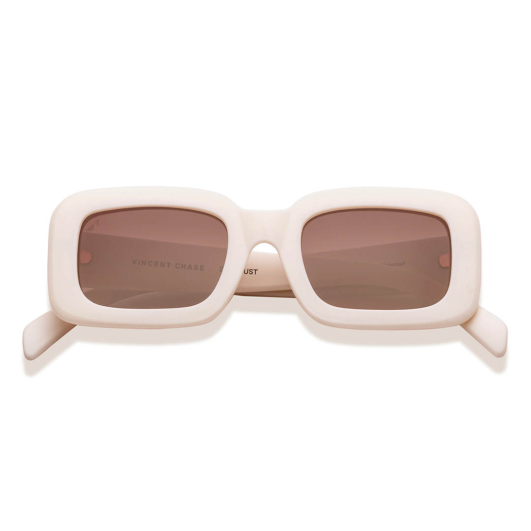 Vincent Chase Online White Full Rim Rectangle left side