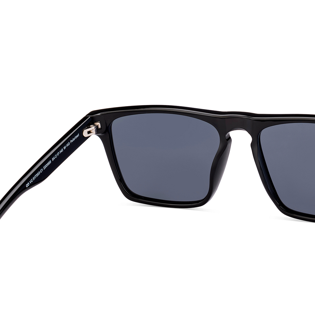 Vincent Chase Polarized Black Full Rim Square right side