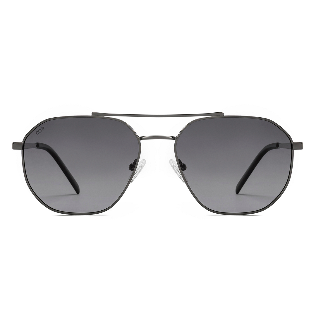 Vincent Chase Polarized Gunmetal Full Rim Geometric right side