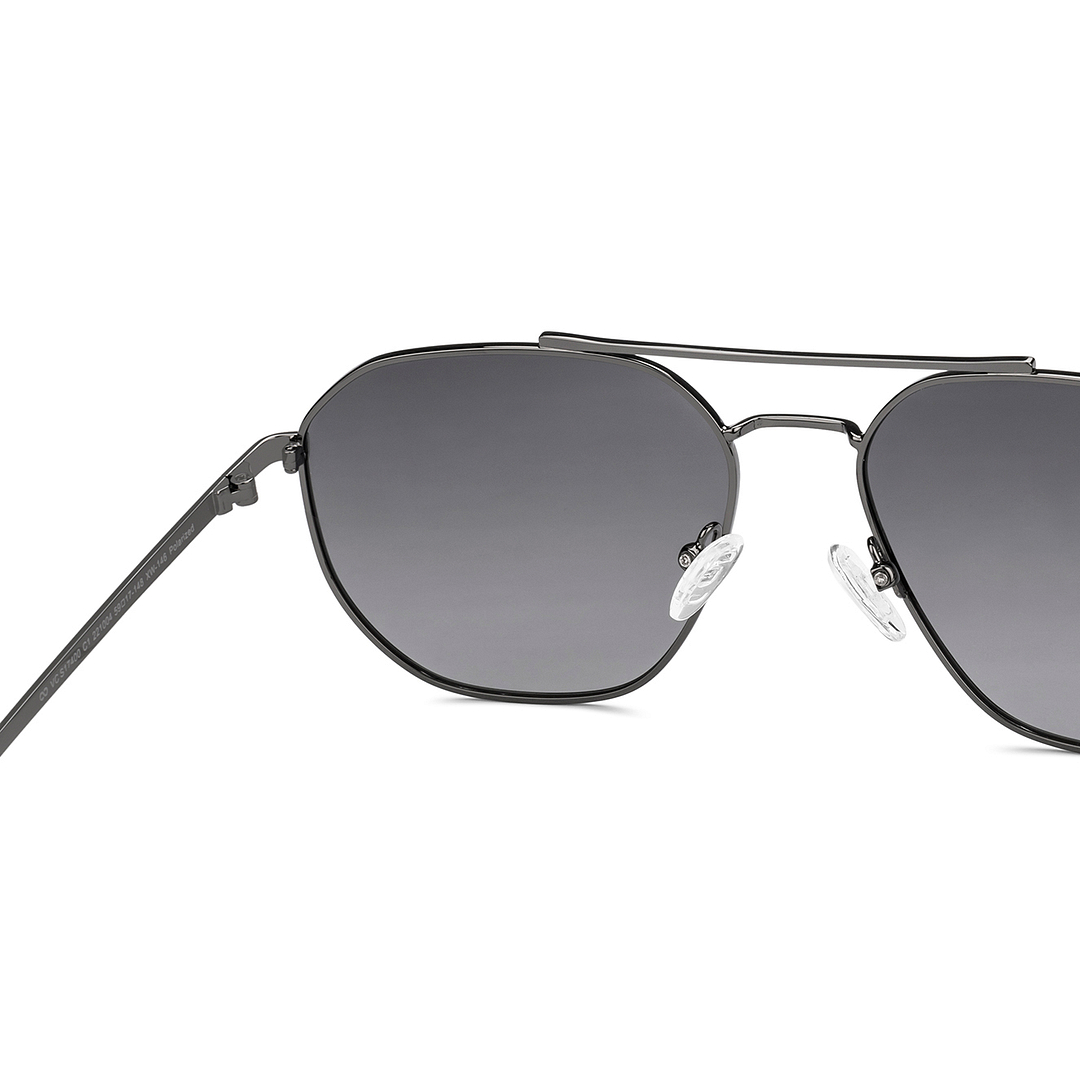 Vincent Chase Polarized Gunmetal Full Rim Geometric right side