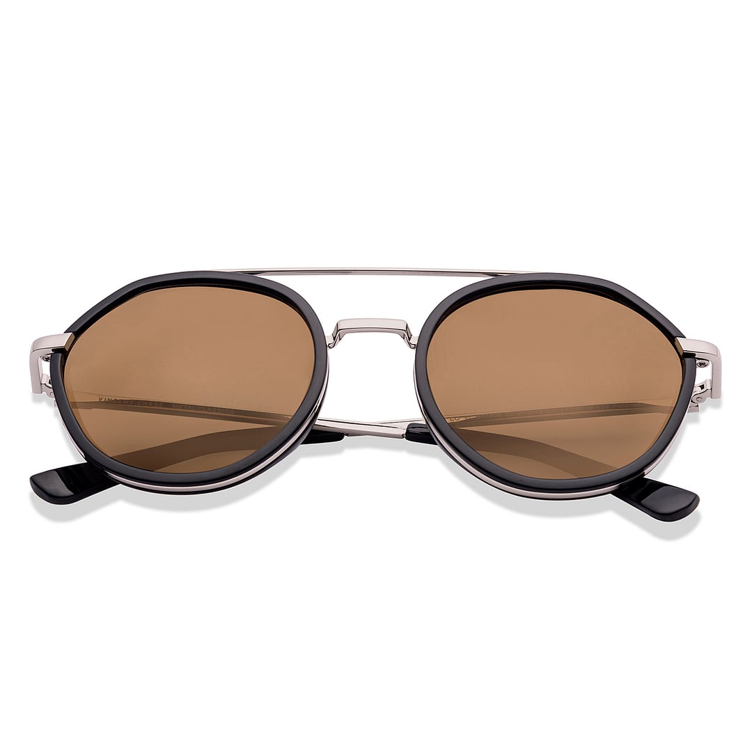 Vincent Chase Online Black Full Rim Round left side