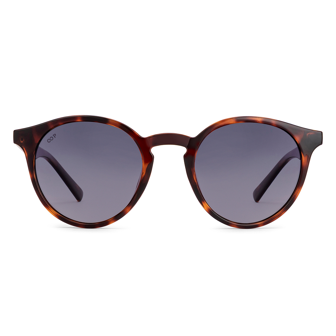 Blue Gradient Demi Full Rim Round Vincent Chase Non-Metal VC