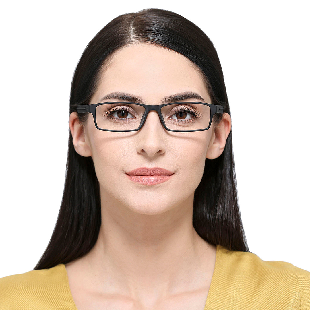Lenskart Air Online Black Full Rim Rectangle left side