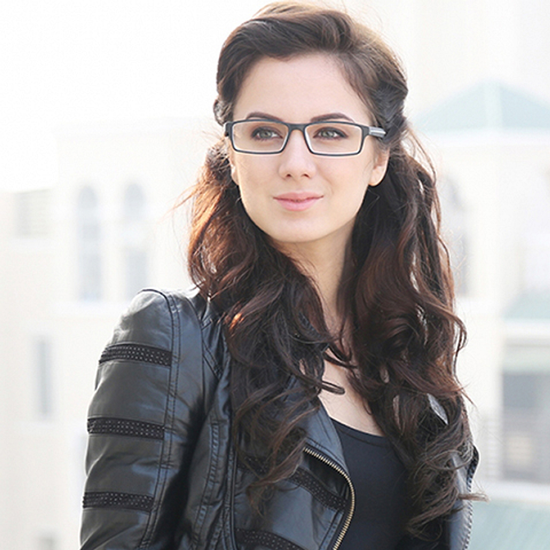 Lenskart Air Online Black Full Rim Rectangle right side