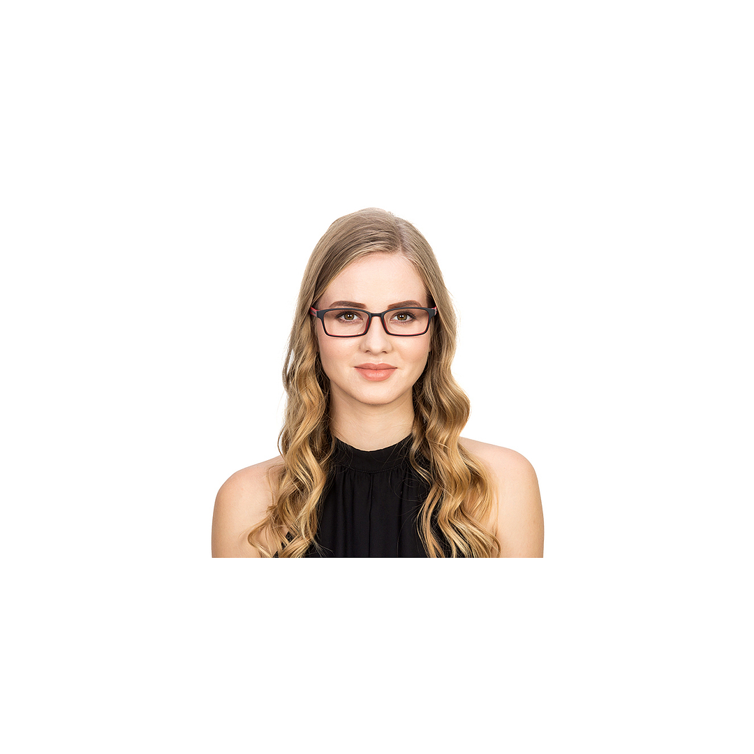 Lenskart Air Online Red Full Rim Rectangle left side