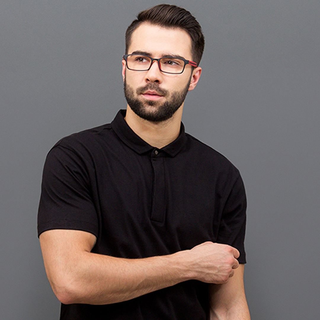 Lenskart Air Online Red Full Rim Rectangle right side