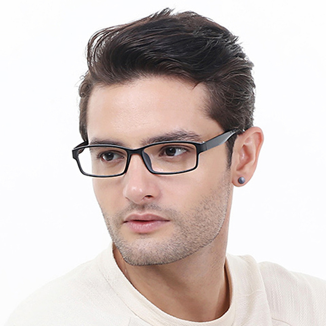 Lenskart Air Online Black Full Rim Rectangle left side