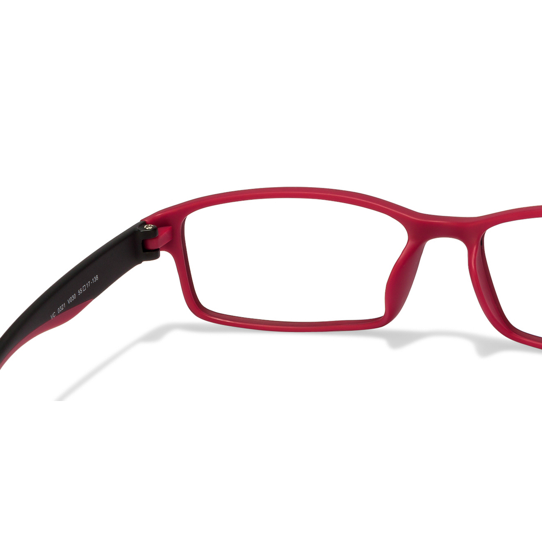 Lenskart Air Online Red Full Rim Rectangle right side