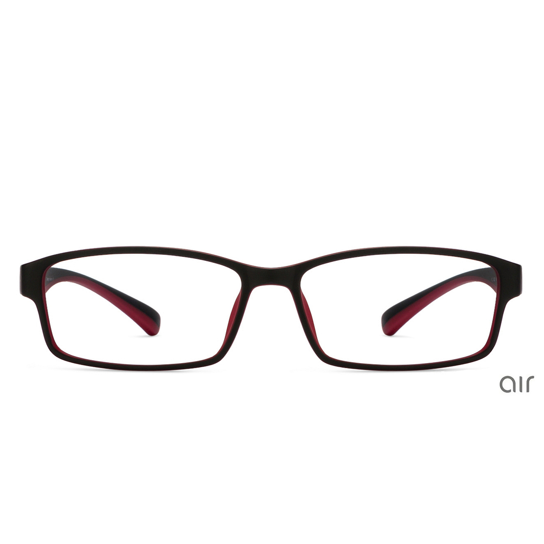 Lenskart Air Online Red Full Rim Rectangle left side