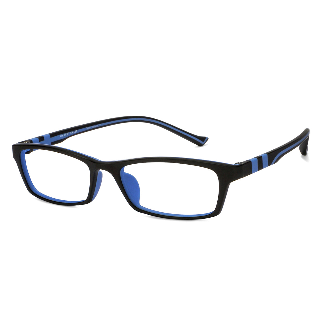 Lenskart Air Online Black Blue Full Rim Rectangle left side
