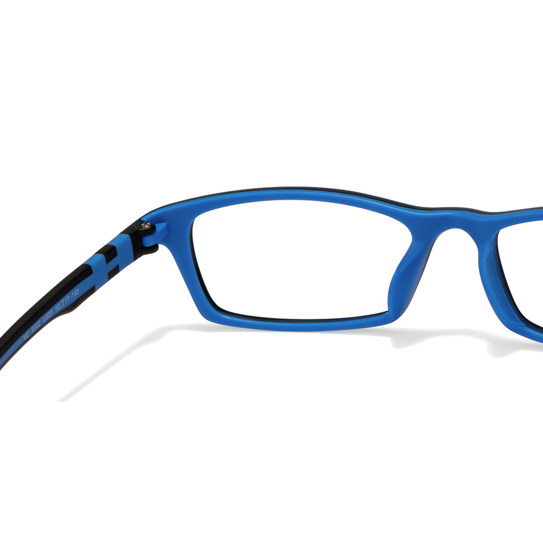 Lenskart Air Online Black Blue Full Rim Rectangle right side
