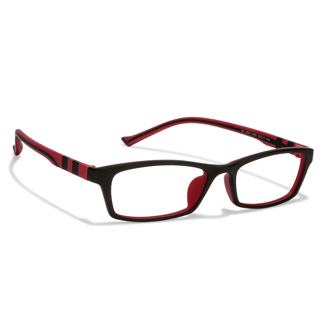 Lenskart Air Online Red Full Rim Rectangle left side