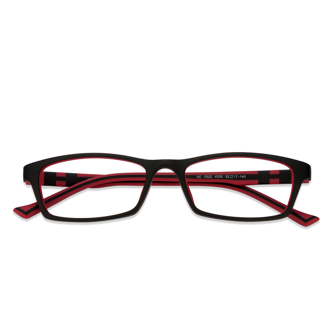 Lenskart Air Online Red Full Rim Rectangle left side