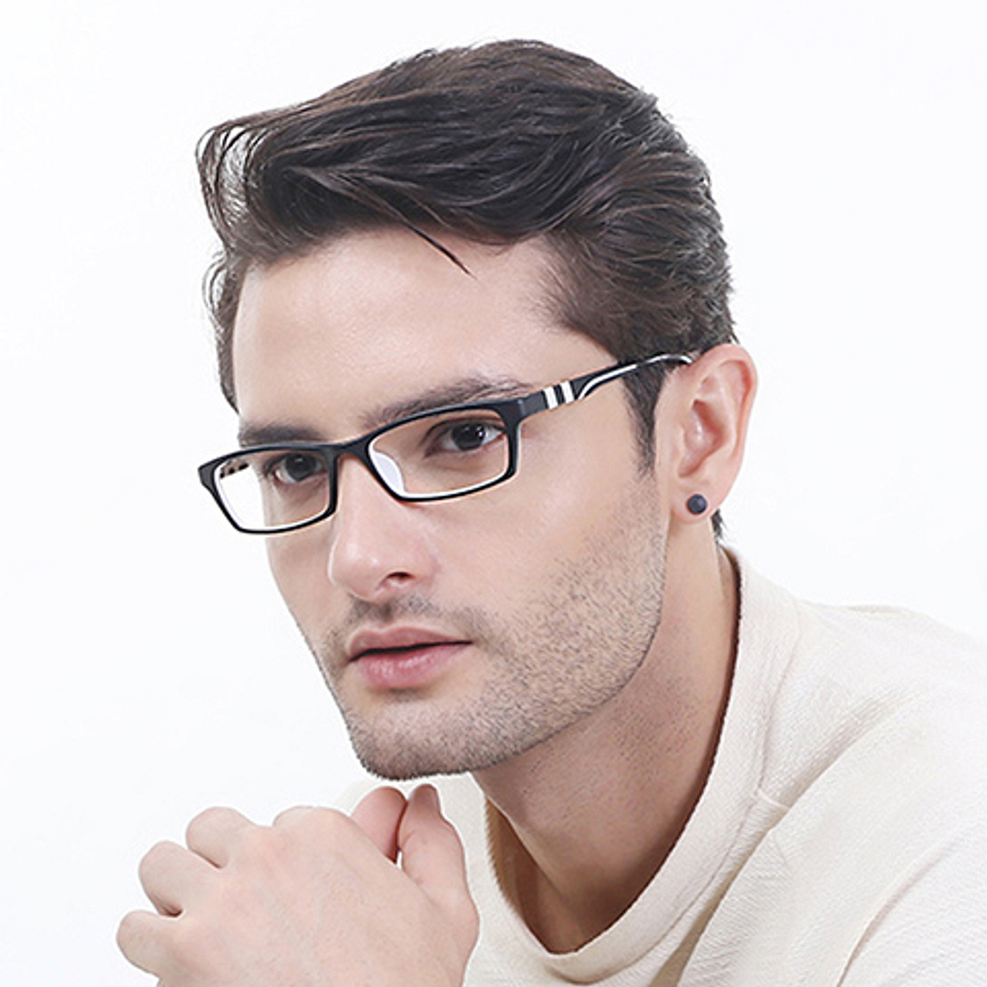 Lenskart Air Online Black Full Rim Rectangle right side