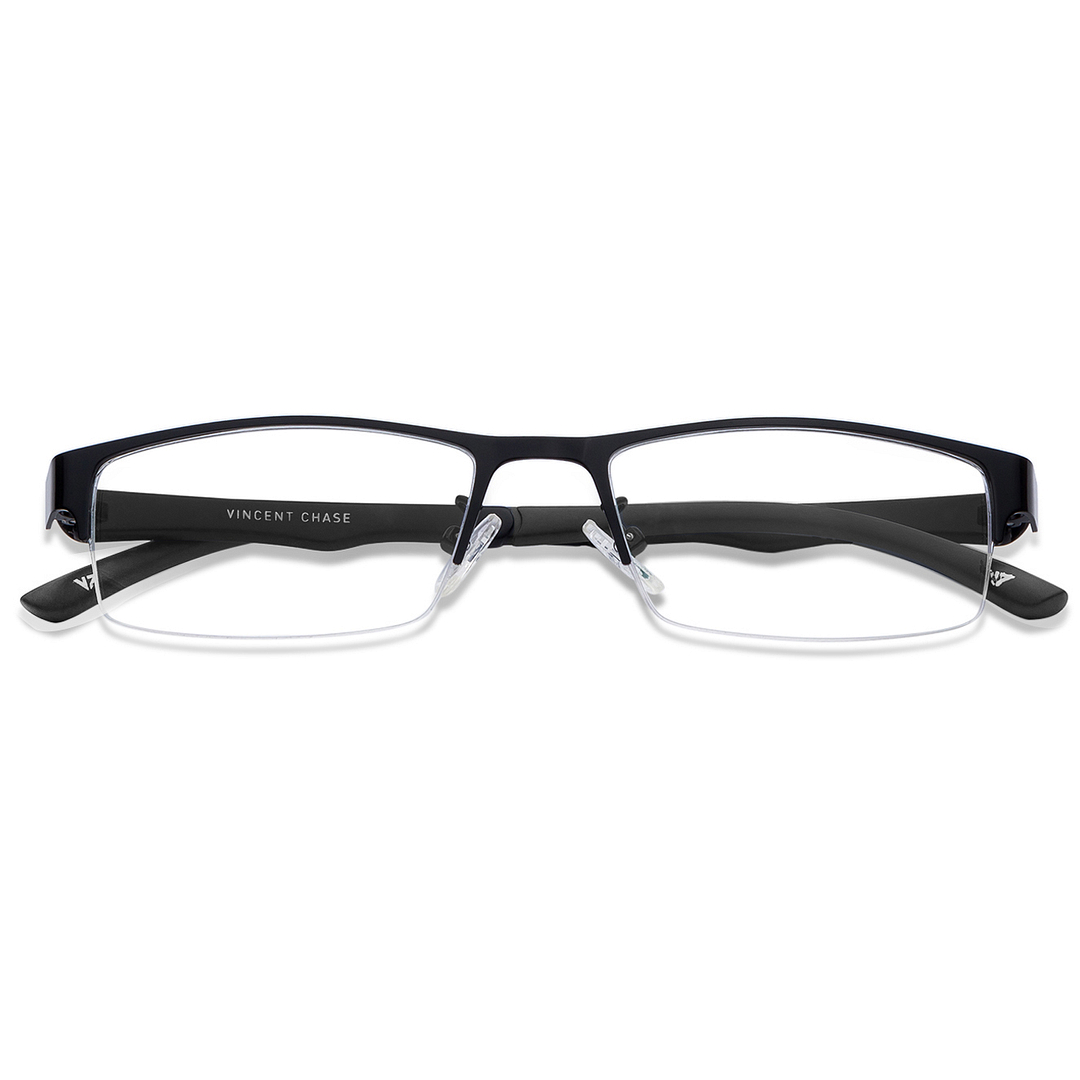 Lenskart Air Online Black Half Rim Rectangle right side
