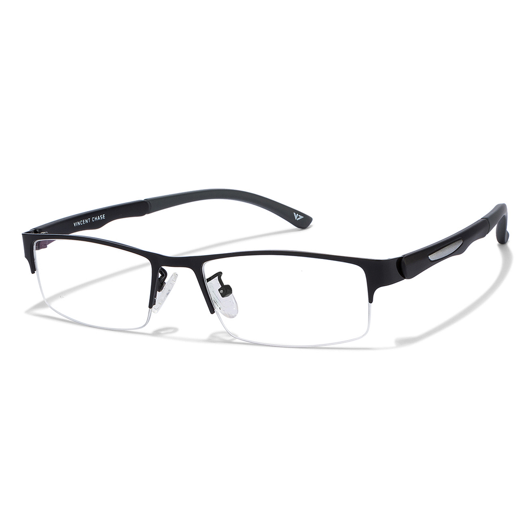 Lenskart Air Online Black Half Rim Rectangle left side