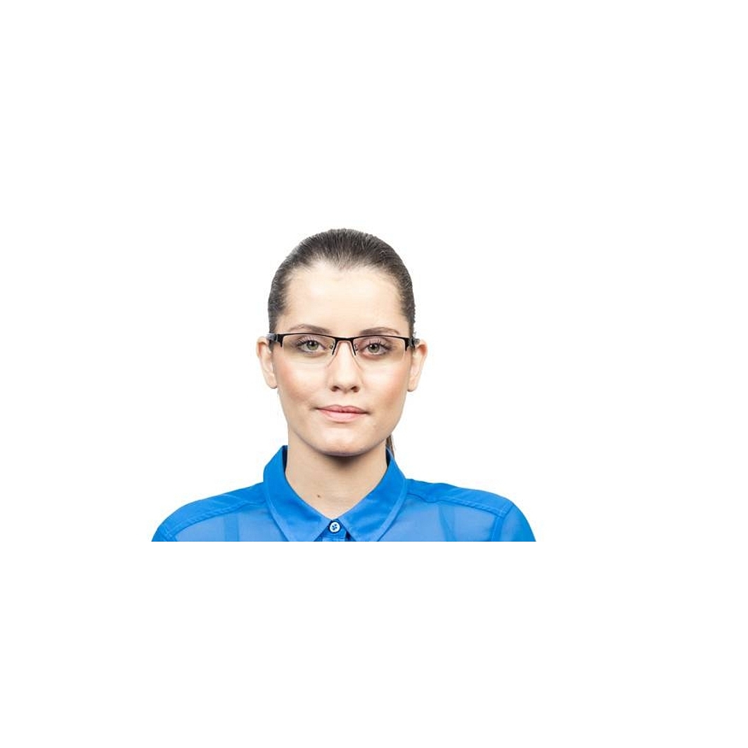 Lenskart Air Online Black Half Rim Rectangle right side