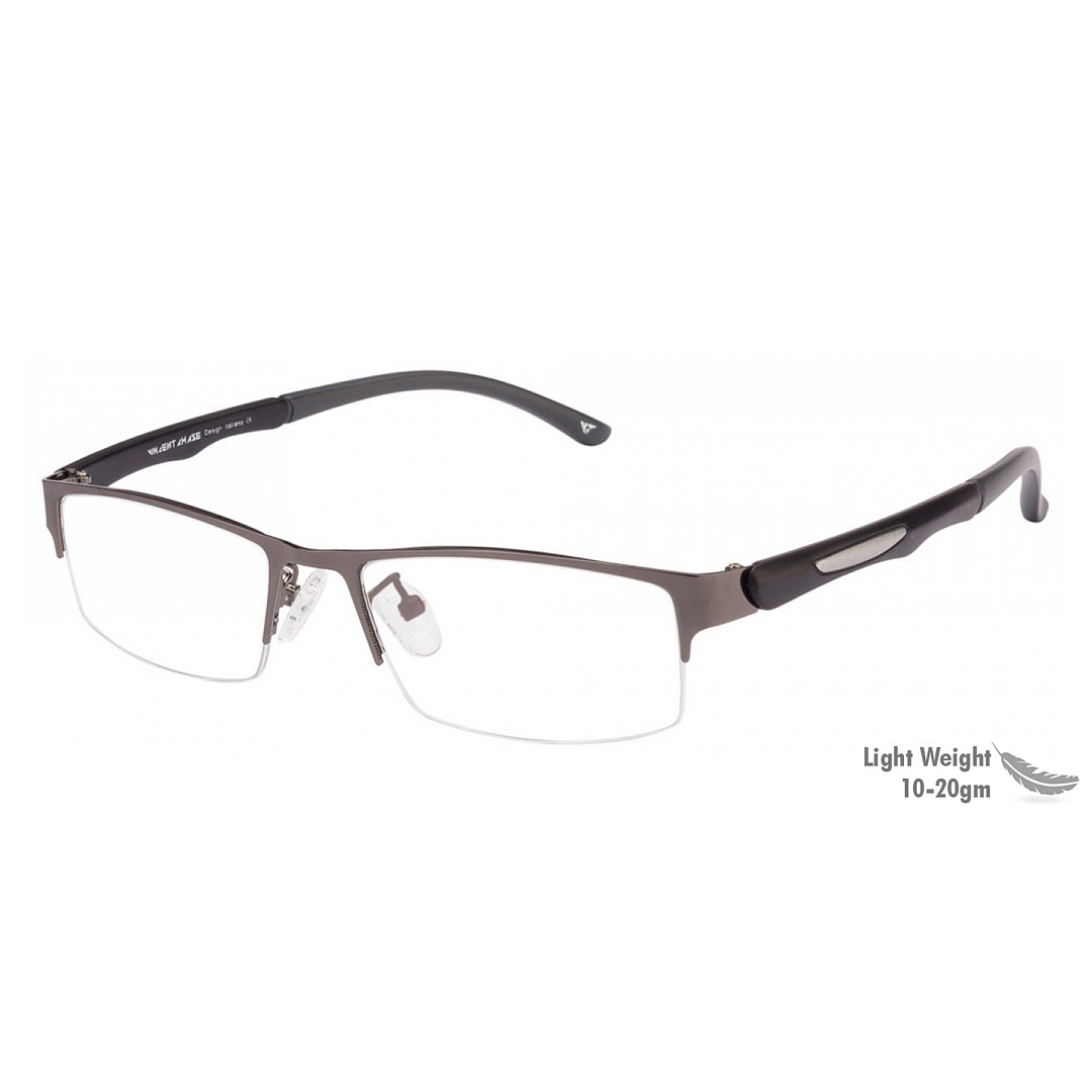 Lenskart Air Online Black Half Rim Rectangle right side