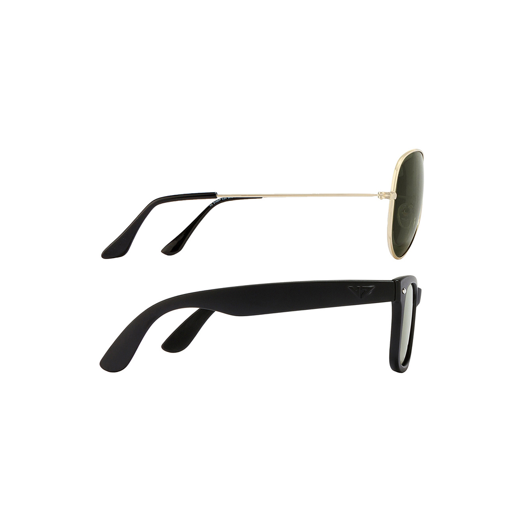 Vincent Chase Online Gold Full Rim Aviator left side