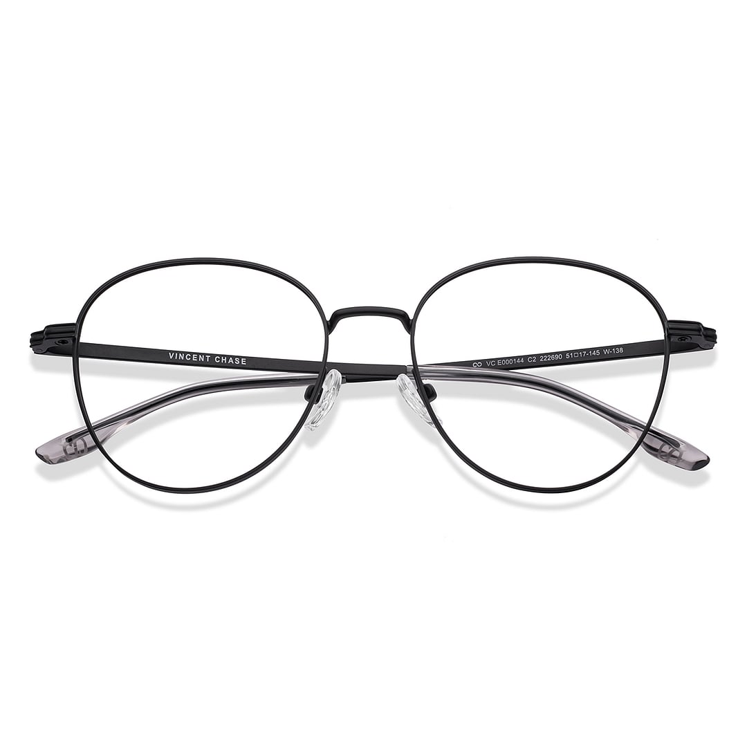Vincent Chase Online Black Full Rim Geometric left side