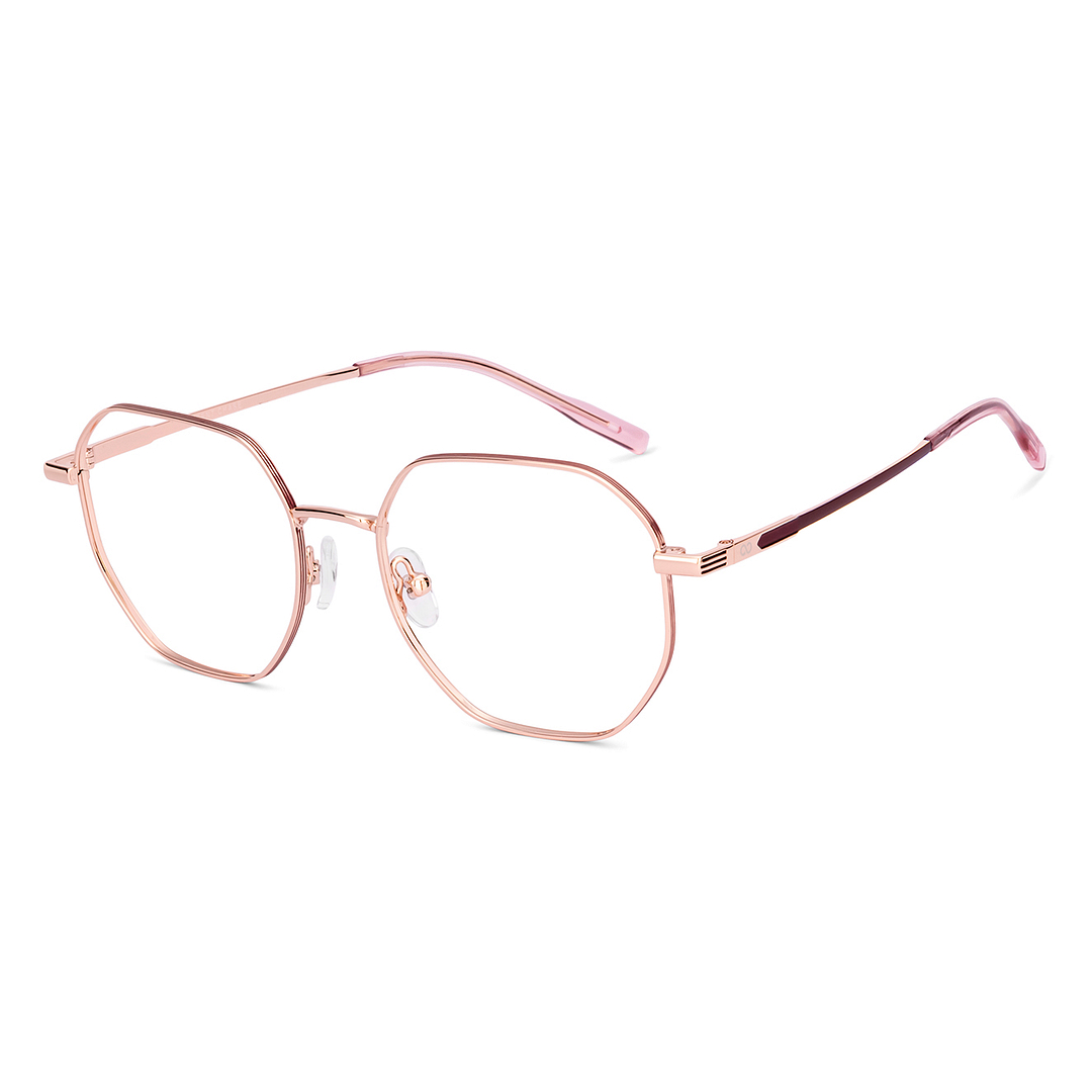 Vincent Chase Online Rose Gold Full Rim Geometric right side