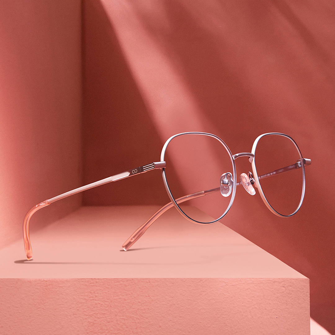 Vincent Chase Online Purple Full Rim Round left side