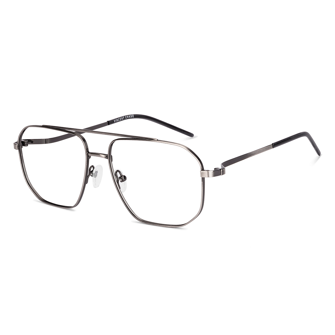 Buy Gunmetal Full Rim Square Vincent Chase Turban Edit VCE000372