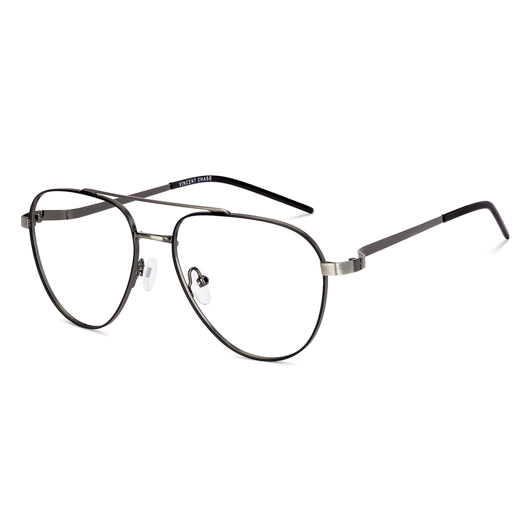 Buy Gunmetal Full Rim Aviator Vincent Chase Turban Edit VCE000373