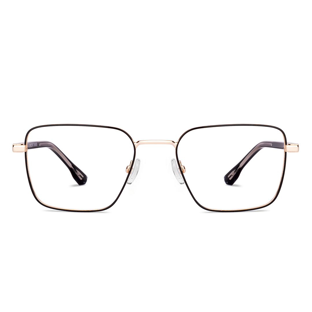 Gold Black Full Rim Square Vincent Chase Classic Metal VCE000413