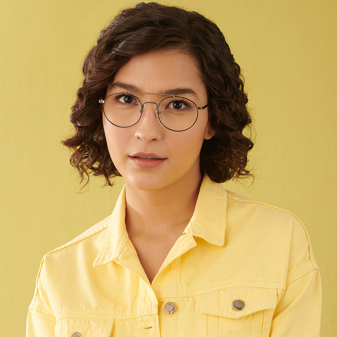 Vincent Chase Online Dark Gunmetal Full Rim Round right side