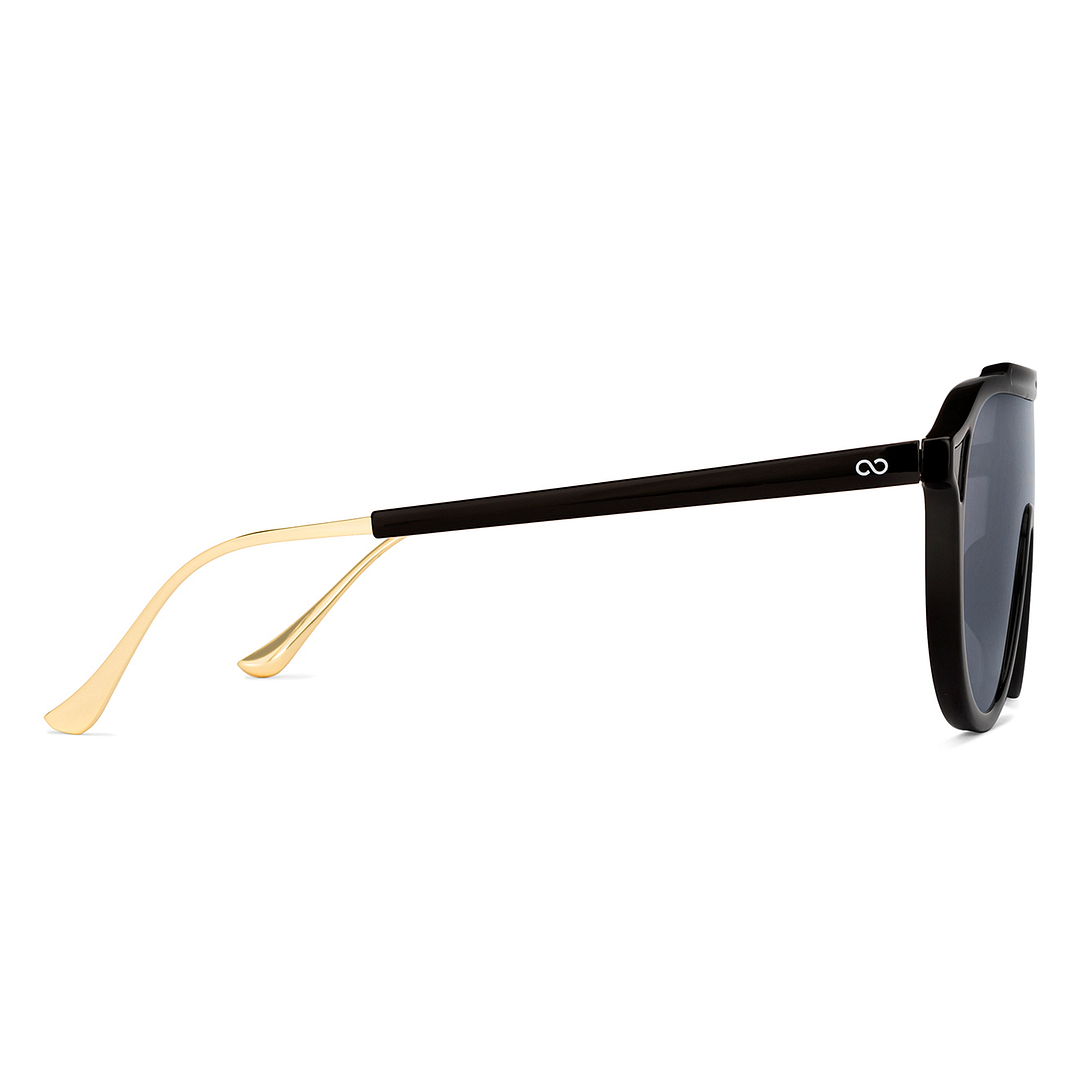 Vincent Chase Online Black Full Rim Aviator right side