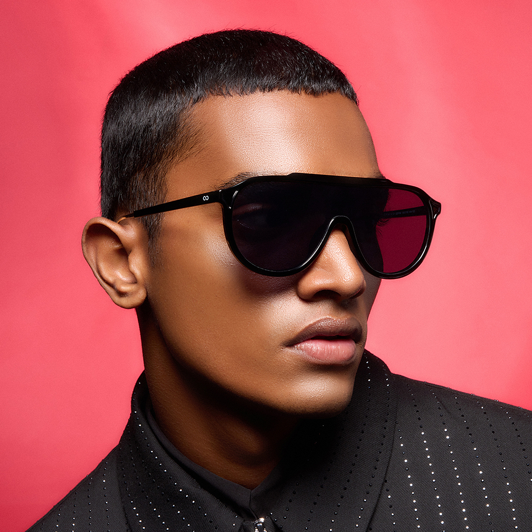 Vincent Chase Online Black Full Rim Aviator right side