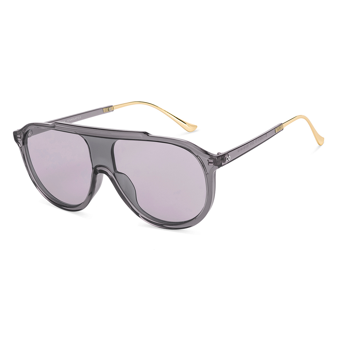 Vincent Chase Online Grey Full Rim Aviator left side