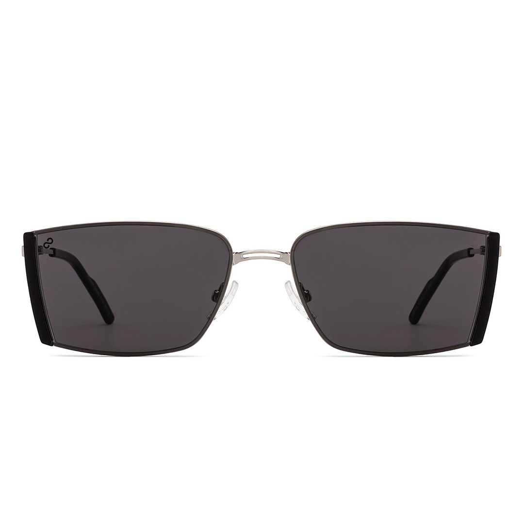 Grey Silver Rimless Rectangle Vincent Chase VC Sun Metal VCS000331