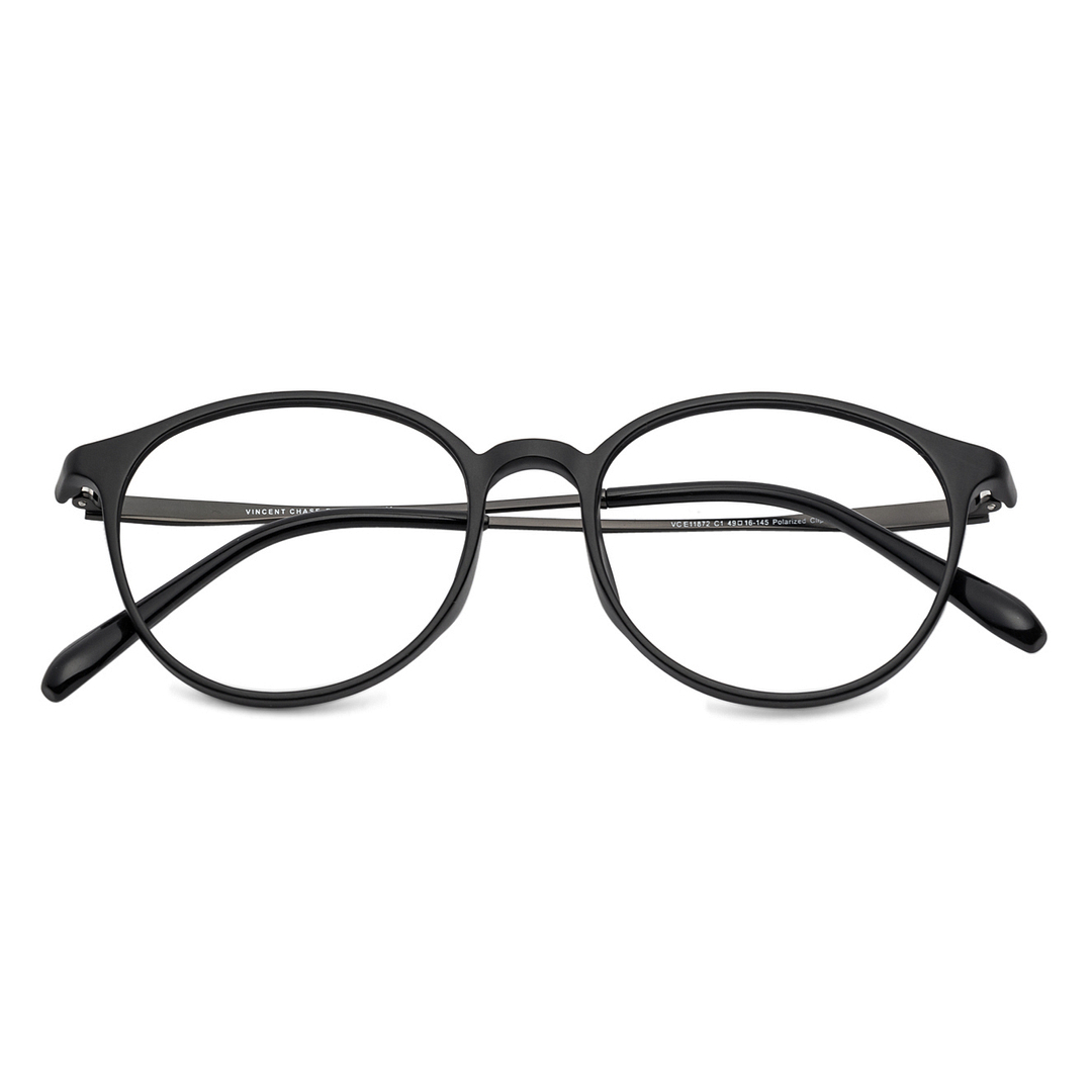 Lenskart Air Online Black Full Rim Round left side