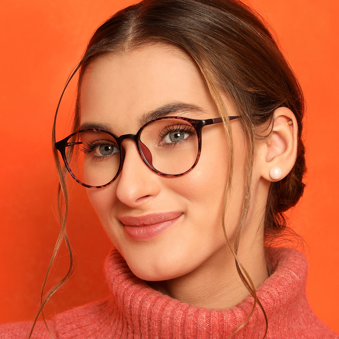 Lenskart Air Online Rose Full Rim Round right side