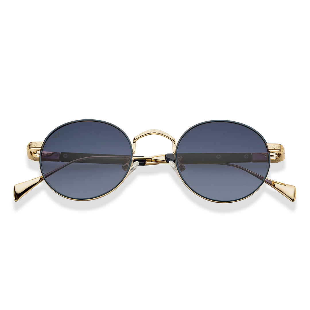 Vincent Chase Gold Full Rim Round right side