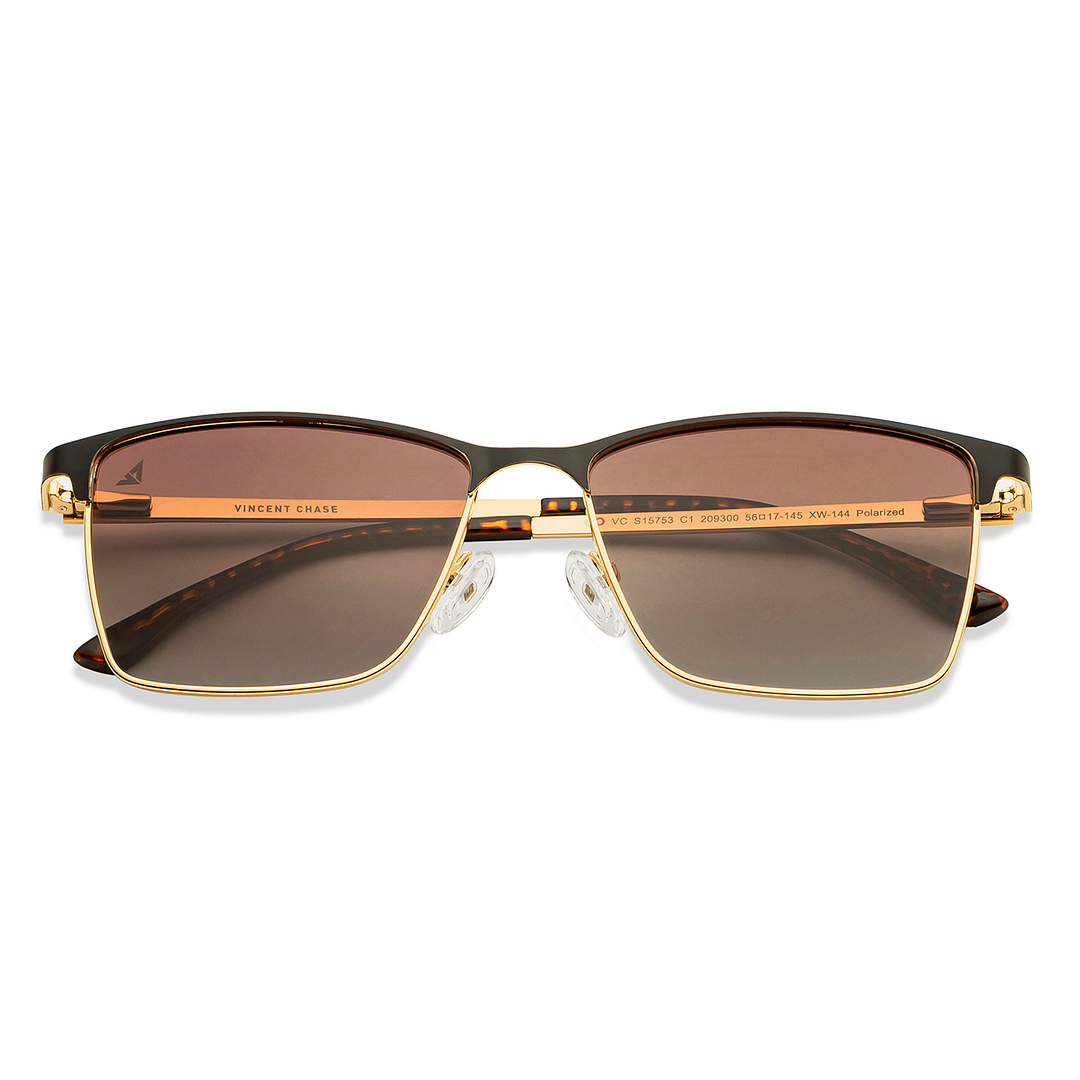 Vincent Chase Online Black Full Rim Clubmaster left side