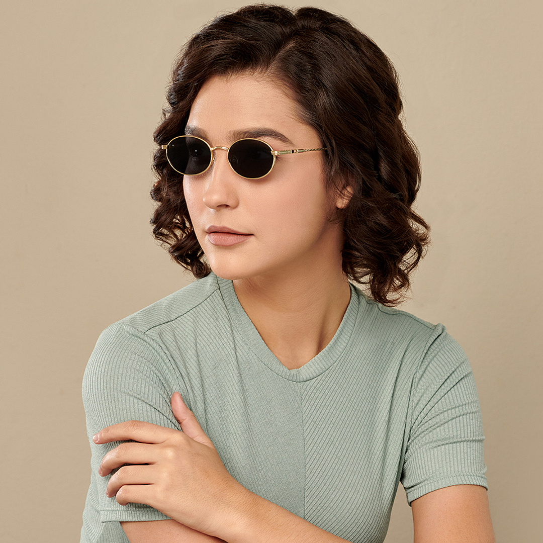 Vincent Chase Online Gold Full Rim Round left side