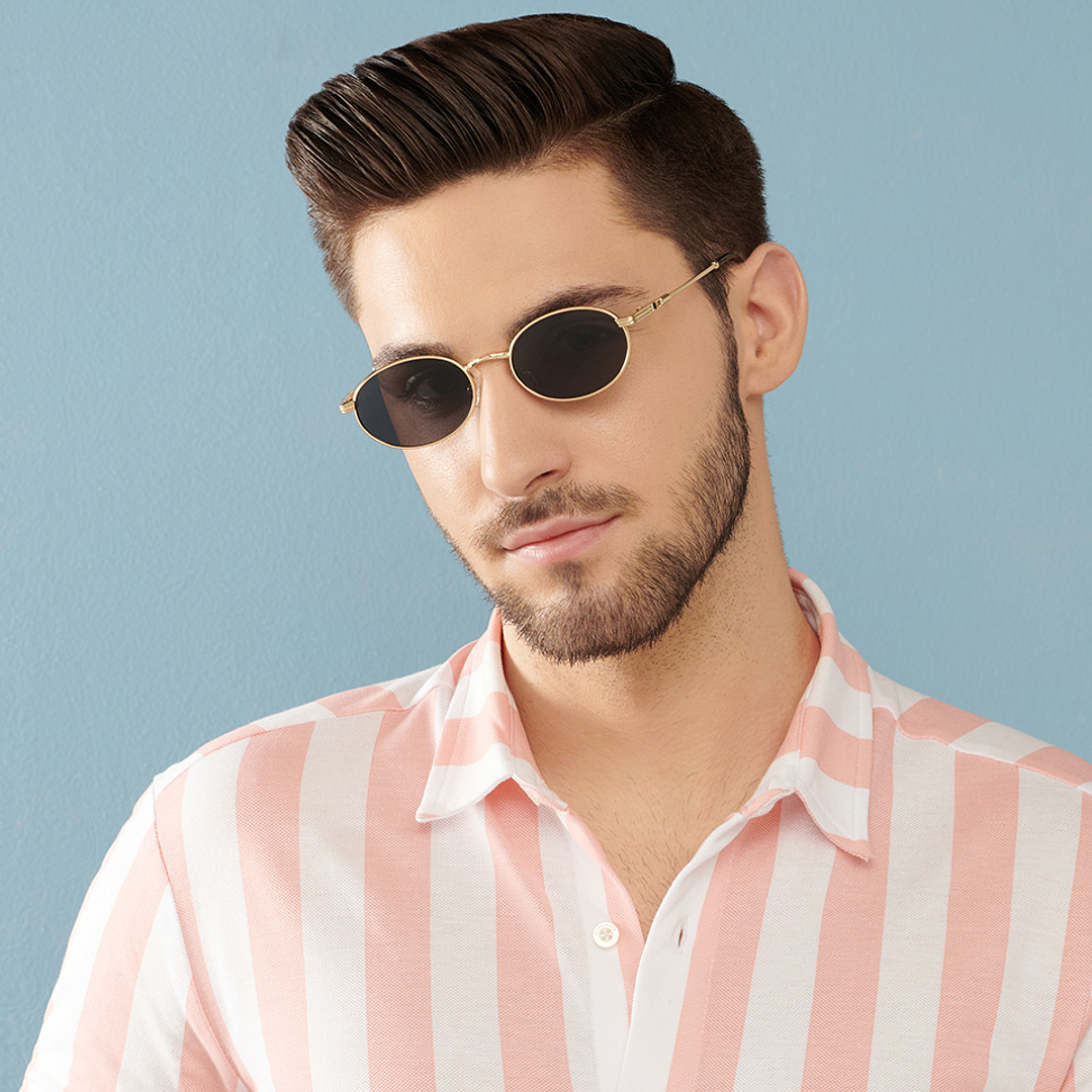 Vincent Chase Online Gold Full Rim Round left side