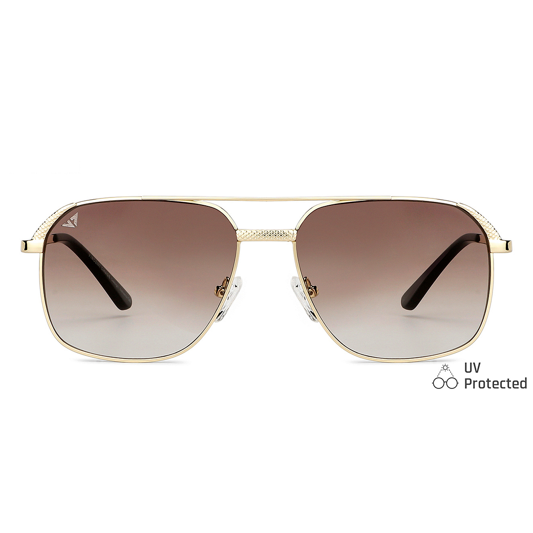 Vincent Chase Online Gold Full Rim Rectangle left side